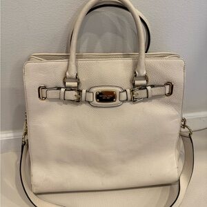 Elegant Cream Designer Tote Bag